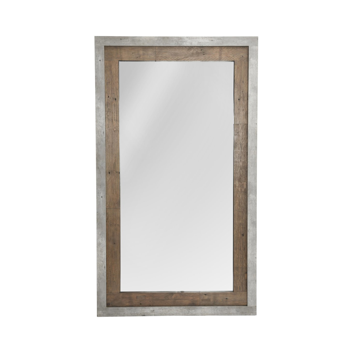 Charlotte Floor Mirror - Weathered Cement by Classic Home at Eve Furniture