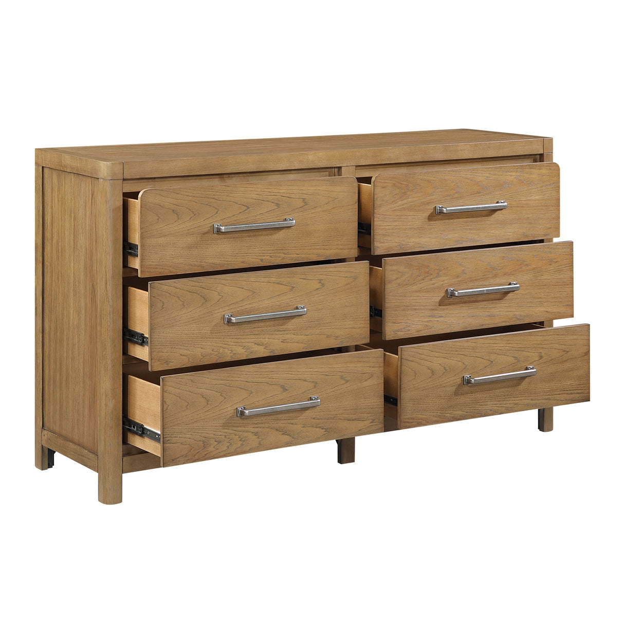 Charlotte Light Brown Dresser by Homelegance at Eve Furniture