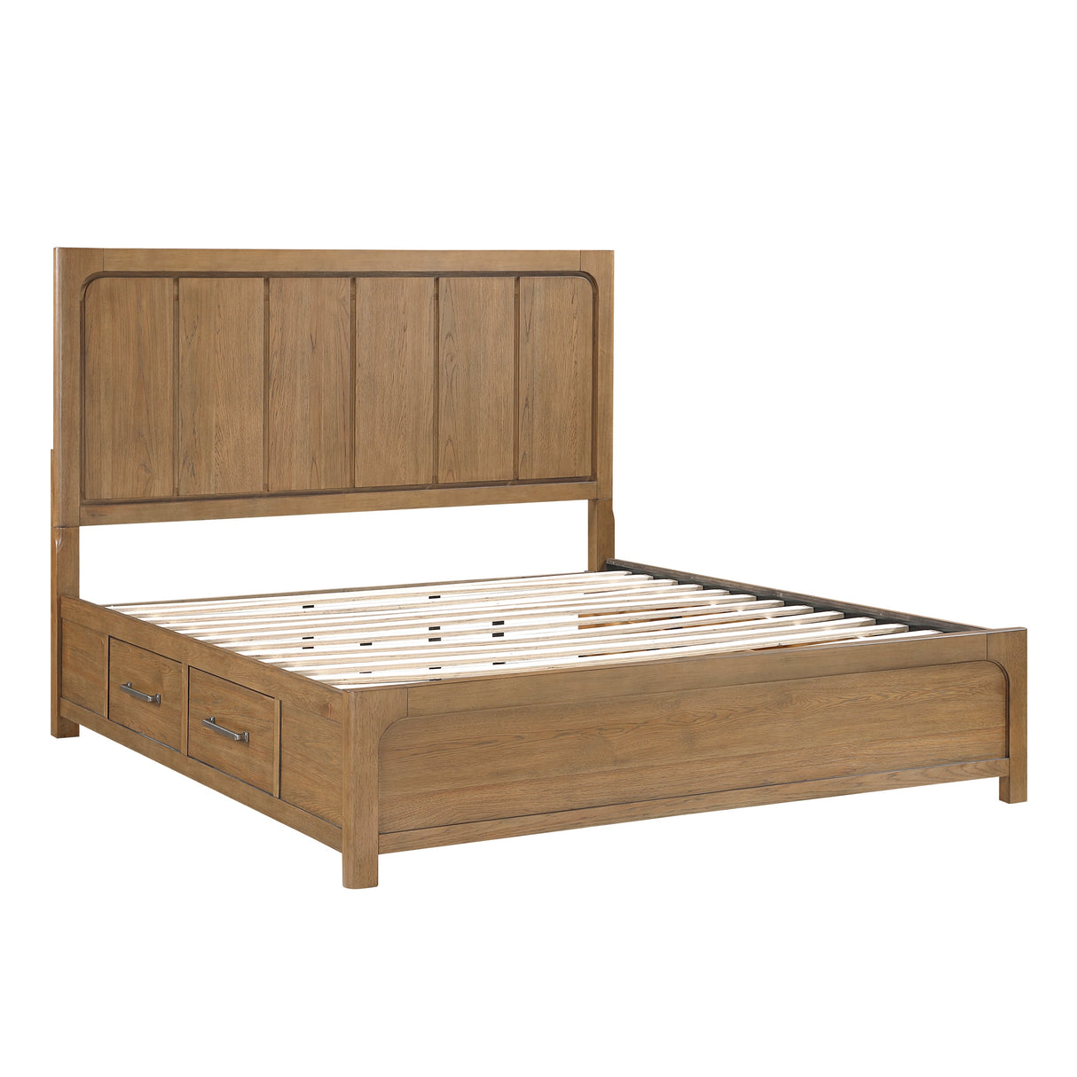 Charlotte Light Brown Storage Platform Bedroom Set by Homelegance at Eve Furniture