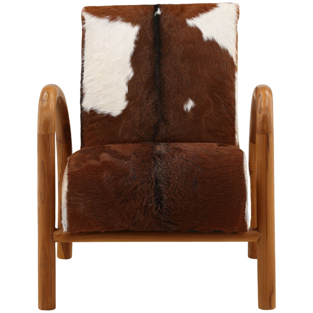 Charlton Chair, Brown/White by Dovetail at Eve Furniture