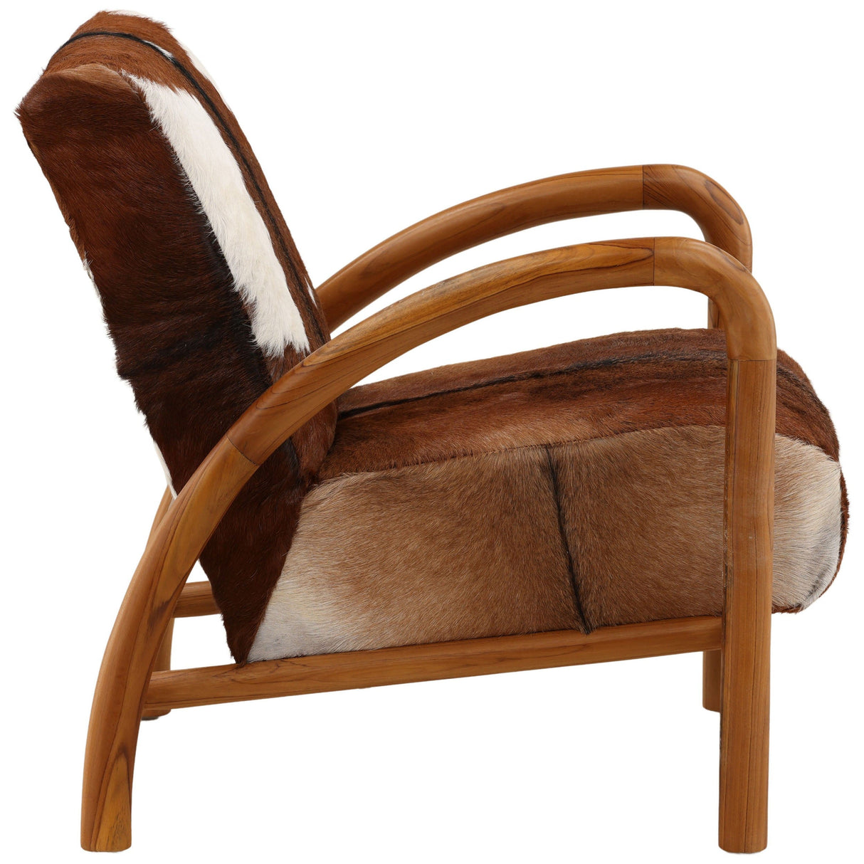 Charlton Chair, Brown/White by Dovetail at Eve Furniture