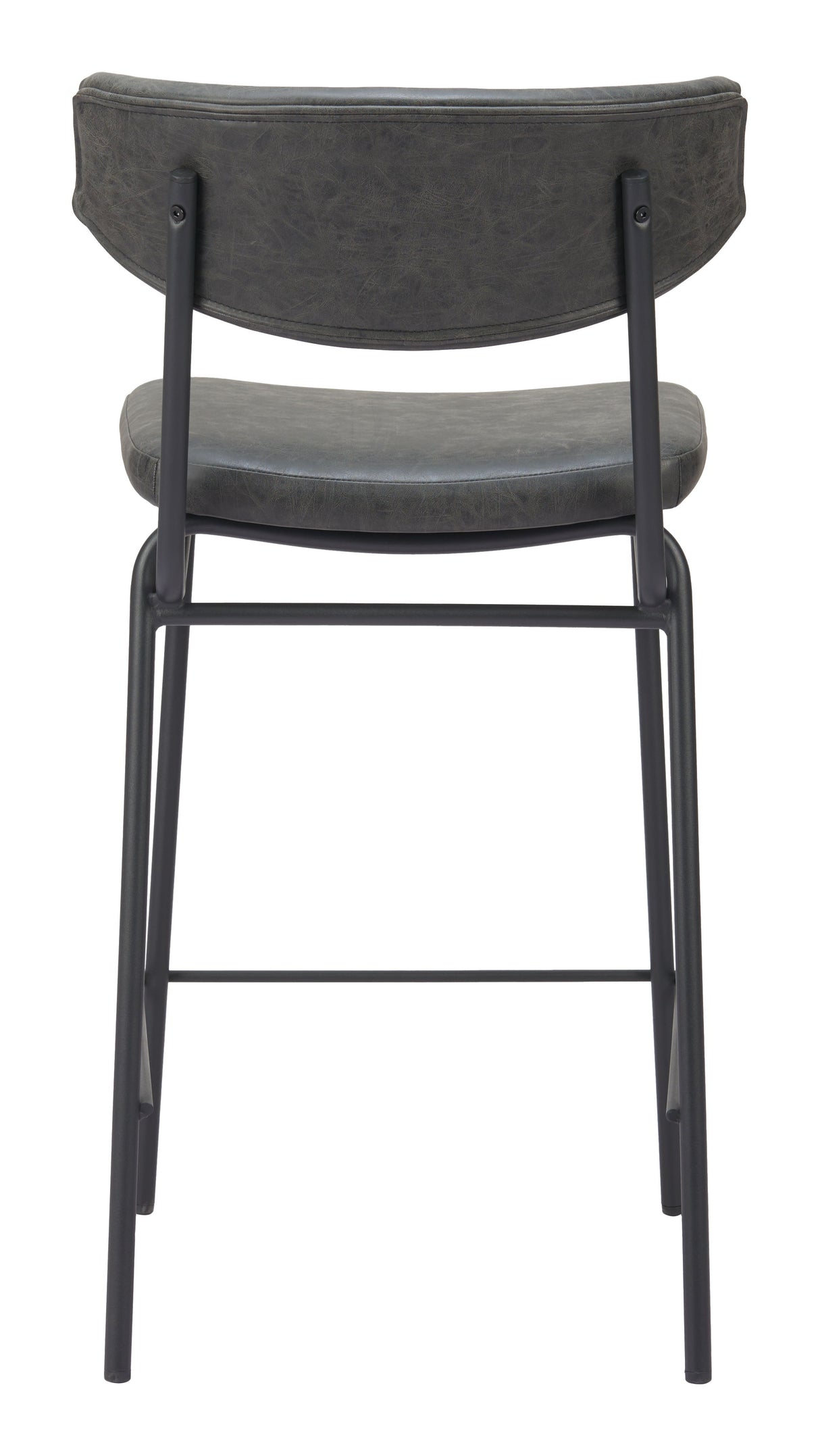 Charon Vintage Black Counter Stool (Set of 2) by Zuomod at Eve Furniture