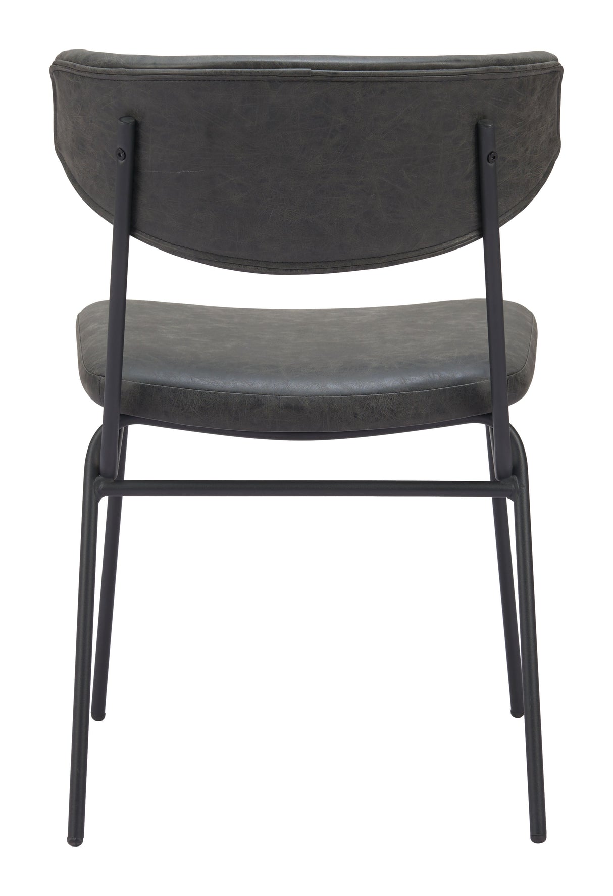 Charon Vintage Black Dining Chair (Set of 2) by Zuomod at Eve Furniture