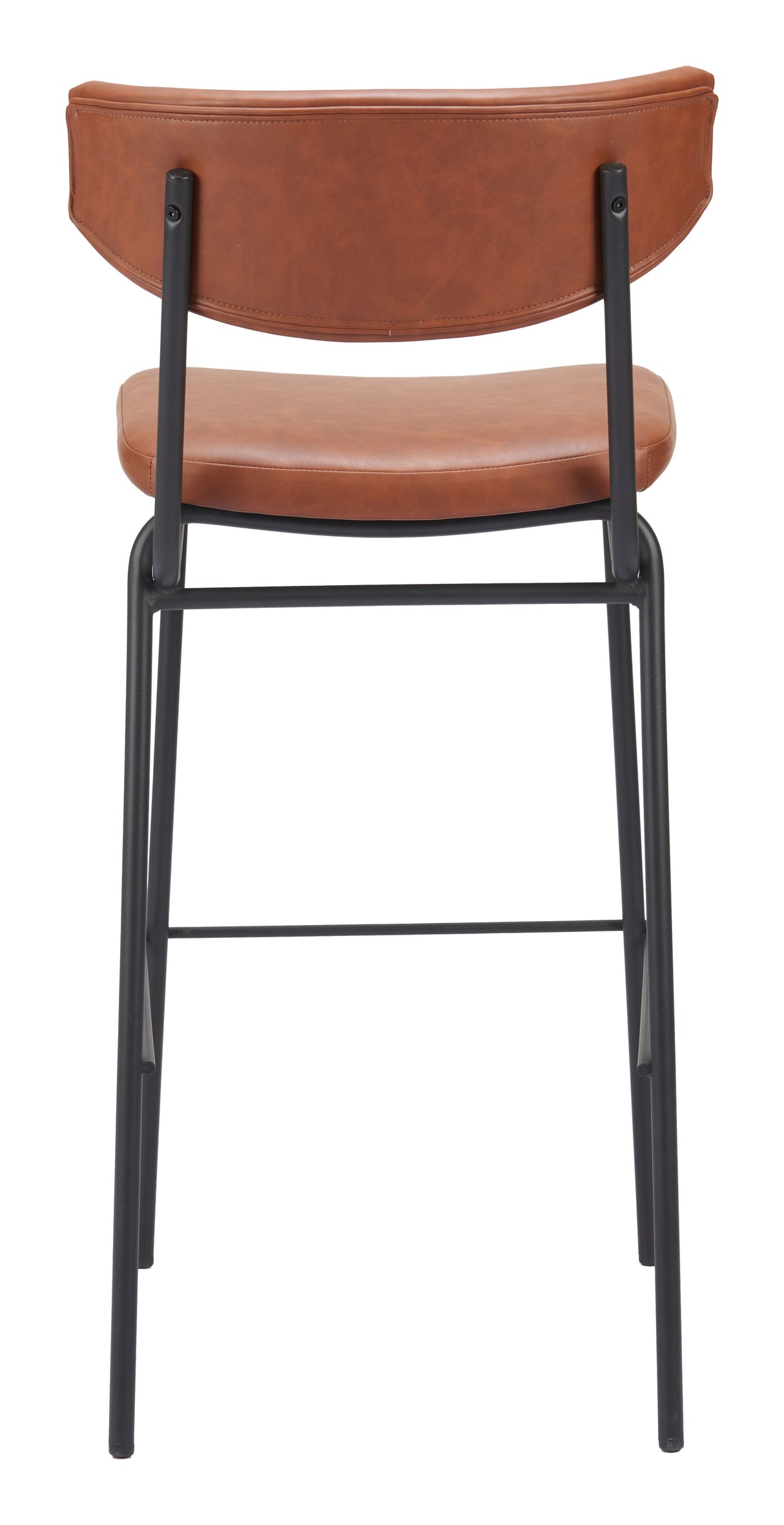 Charon Vintage Brown Barstool (Set of 2) by Zuomod at Eve Furniture