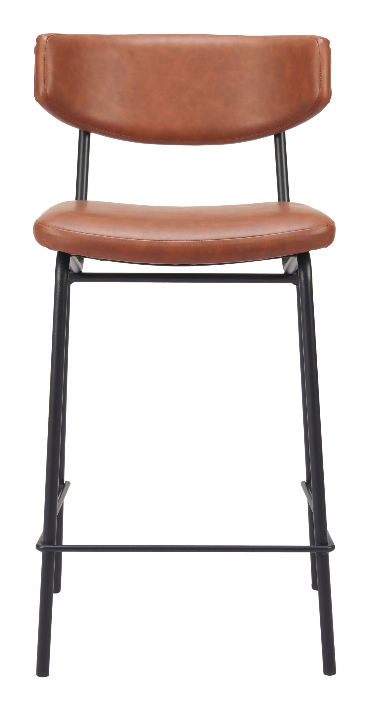 Charon Vintage Brown Counter Stool (Set of 2) by Zuomod at Eve Furniture