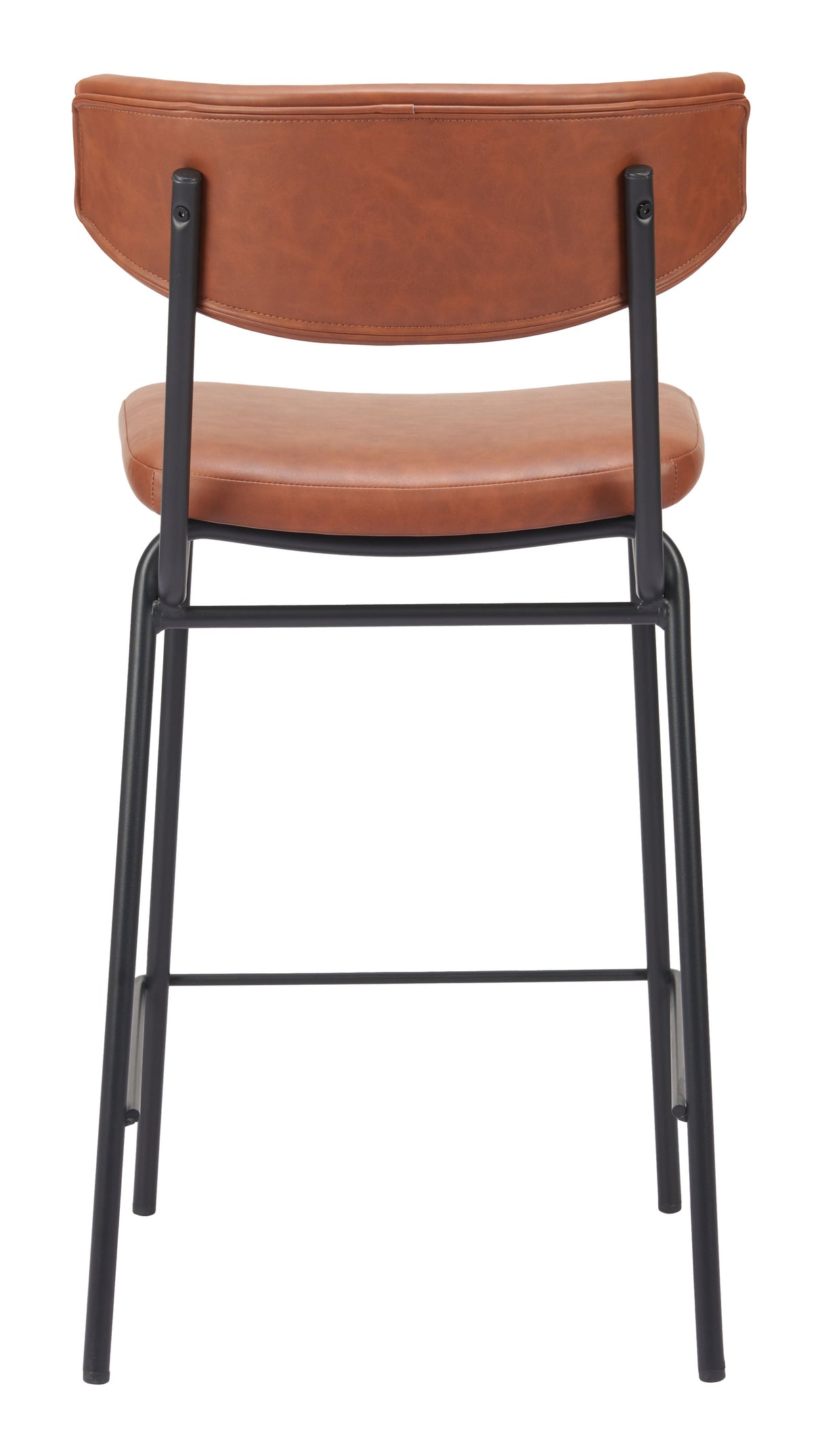 Charon Vintage Brown Counter Stool (Set of 2) by Zuomod at Eve Furniture