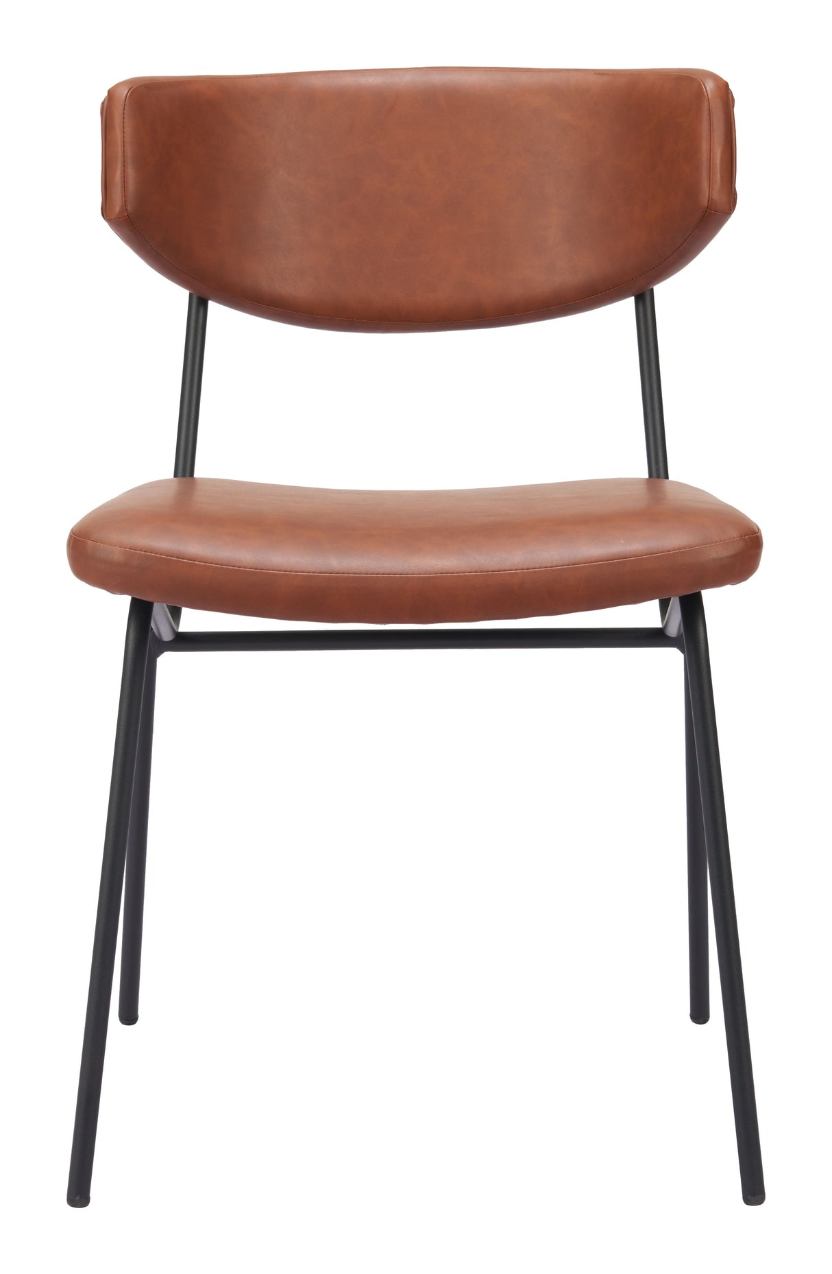 Charon Vintage Brown Dining Chair (Set of 2) by Zuomod at Eve Furniture
