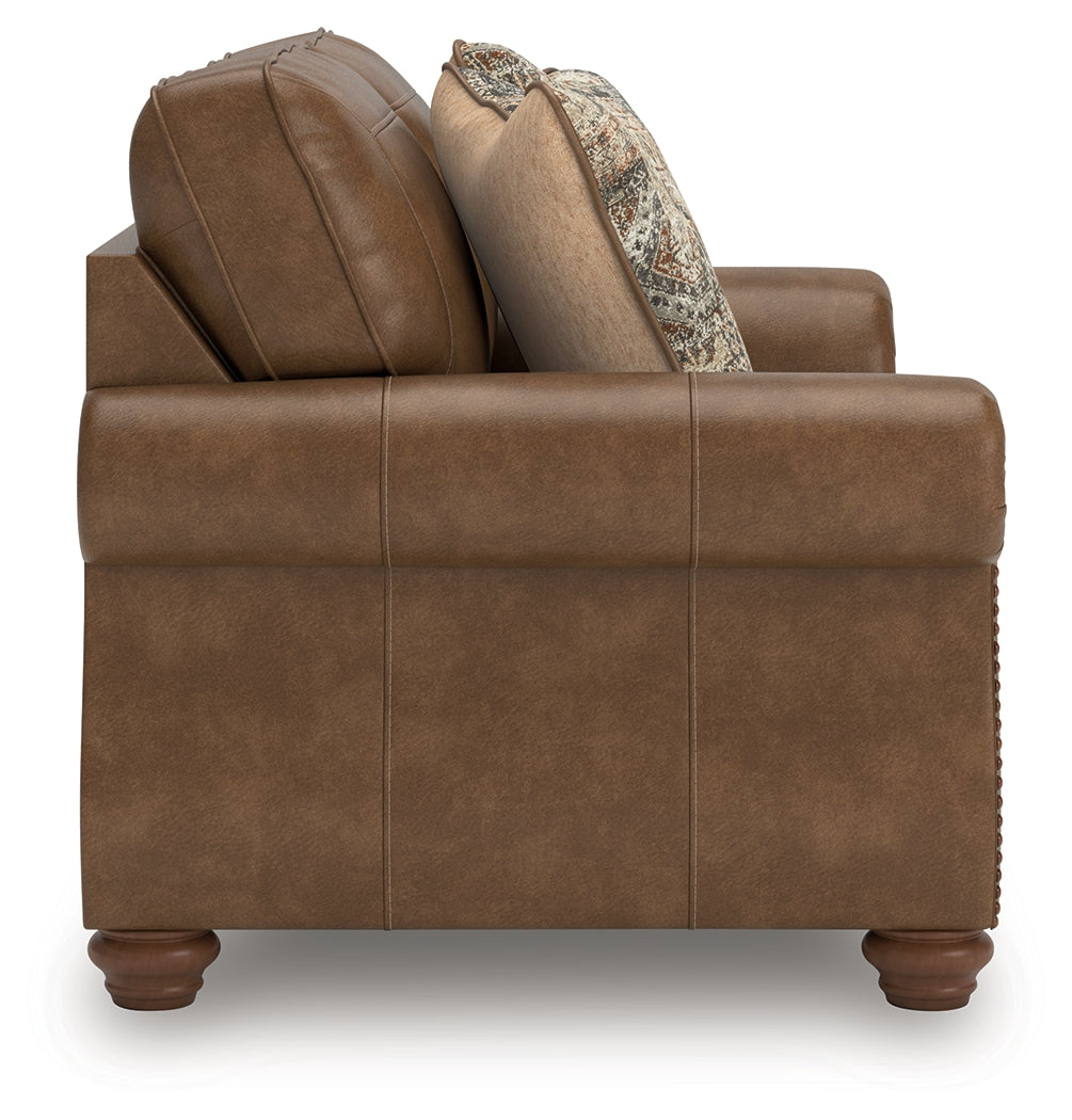 Chasemore Earth Loveseat by Ashley at Eve Furniture