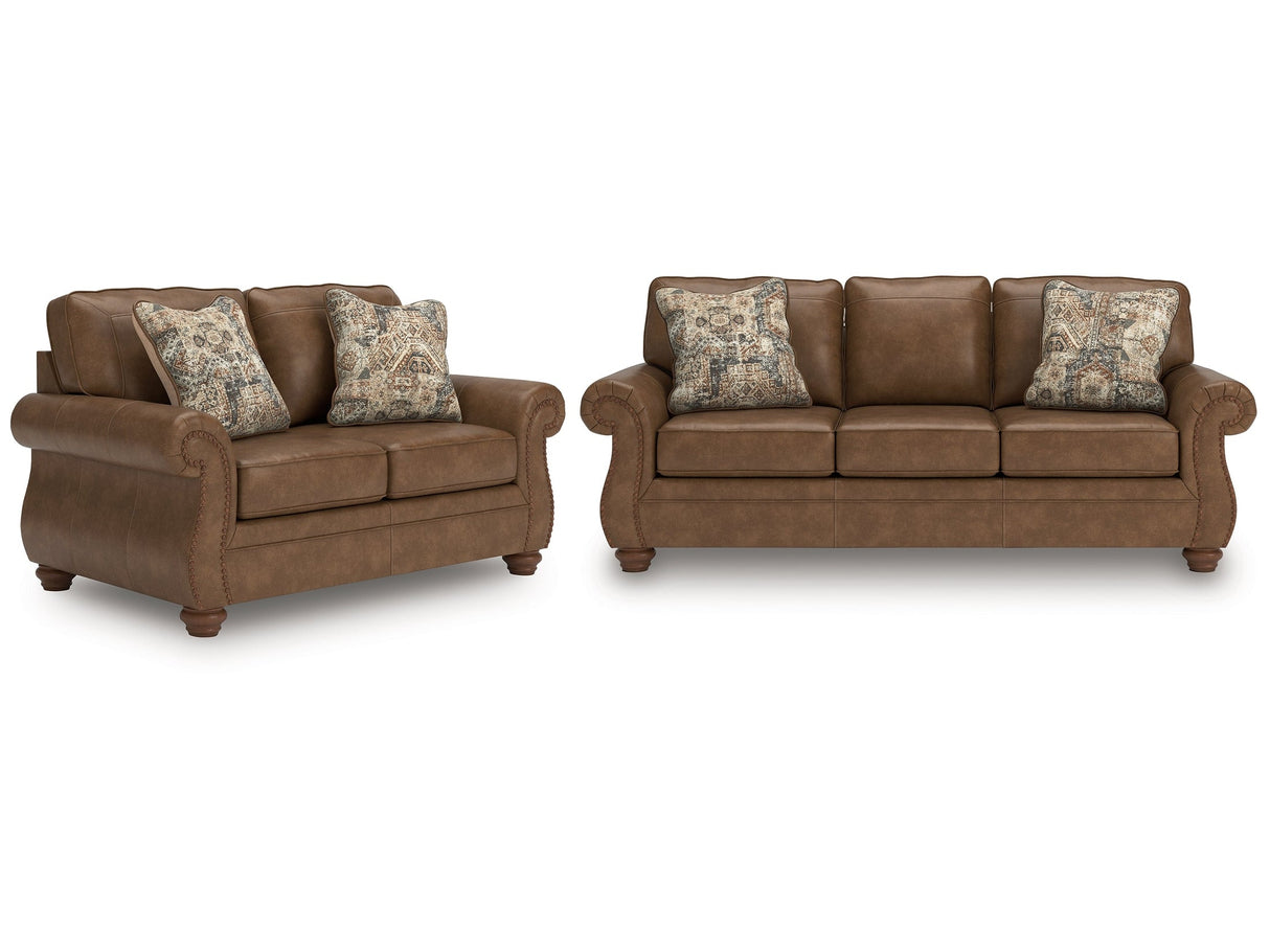 Chasemore Earth Sofa and Loveseat by Ashley at Eve Furniture