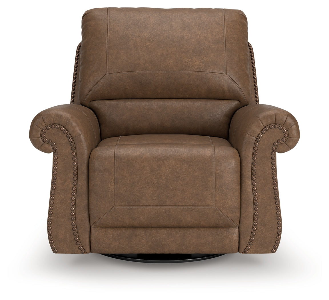 Chasemore Earth Sofa and Recliner by Ashley at Eve Furniture