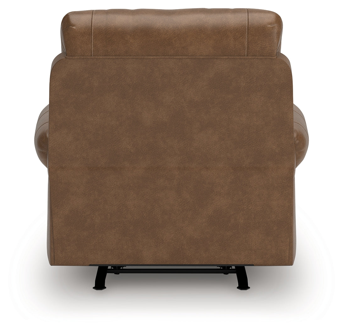 Chasemore Earth Swivel Glider Recliner by Ashley at Eve Furniture