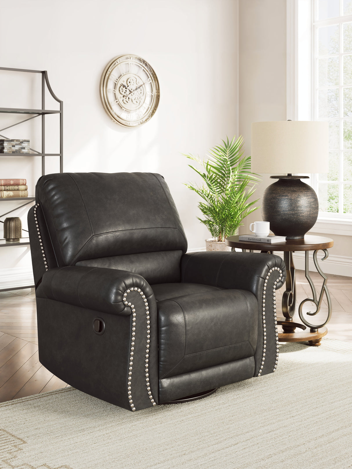 Chasemore Granite Sofa and Recliner by Ashley at Eve Furniture