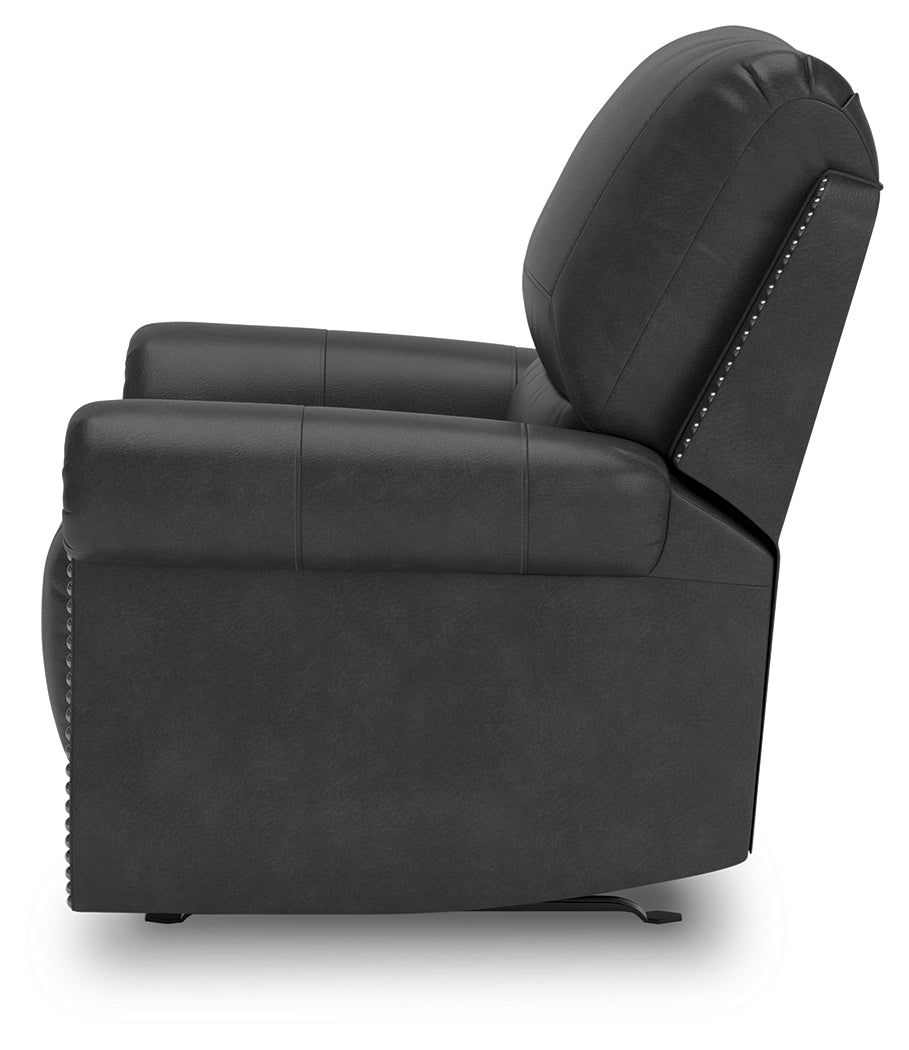 Chasemore Granite Swivel Glider Recliner by Ashley at Eve Furniture