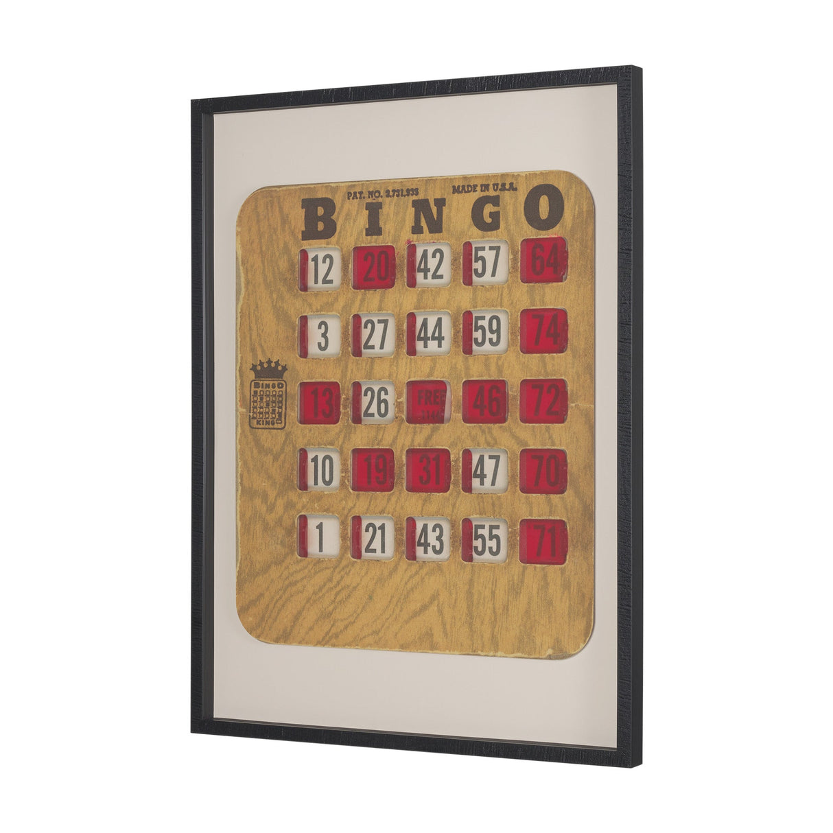 Chasing Numbers I by Zap Studio a Framed Art Print Matted under Glass by Mercana at Eve Furniture