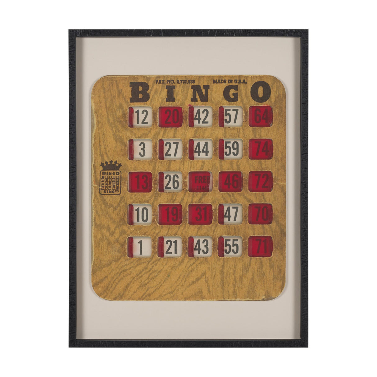 Chasing Numbers I by Zap Studio a Framed Art Print Matted under Glass by Mercana at Eve Furniture