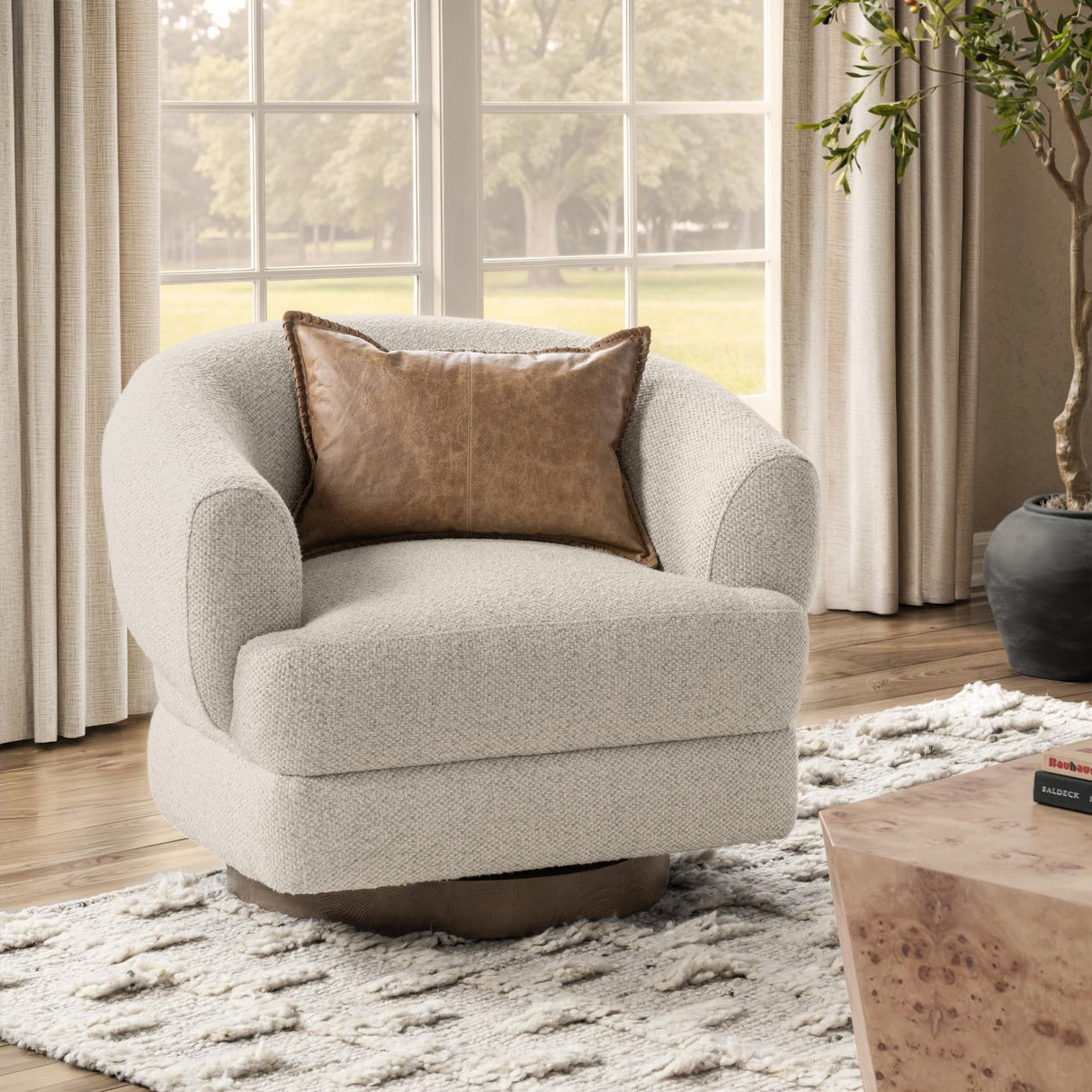 Chassia Swivel Chair by Classic Home at Eve Furniture
