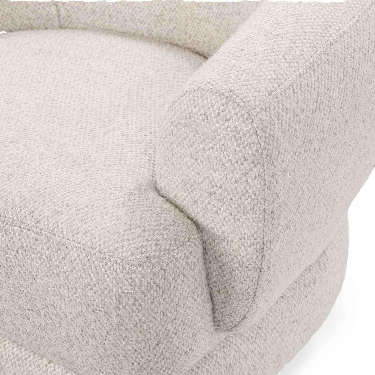 Chassia Swivel Chair - Dusty Beige by Classic Home at Eve Furniture