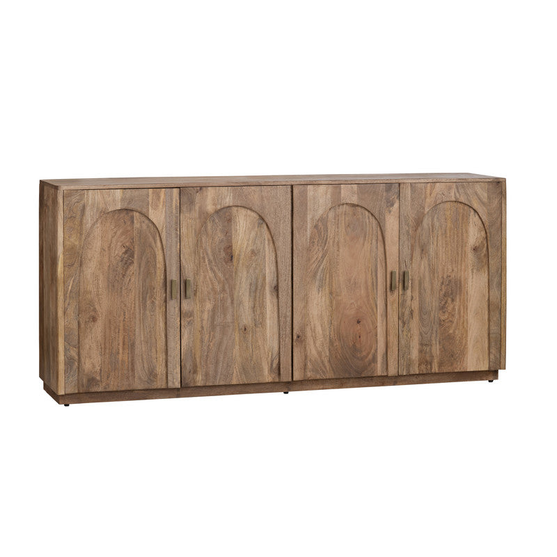Chateau Brown Four-Door Sideboard by Crestview at Eve Furniture