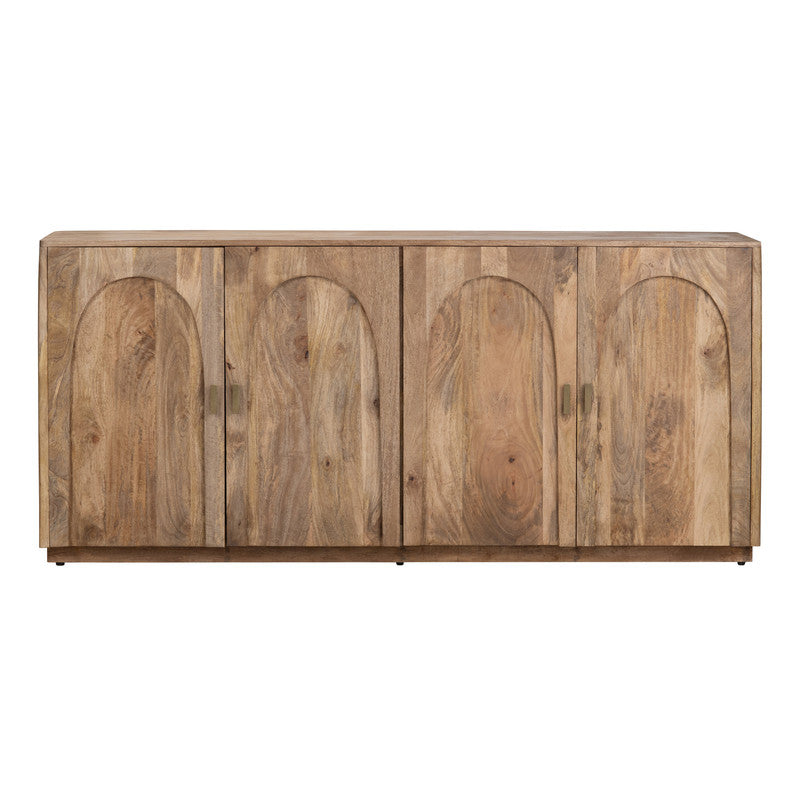 Chateau Brown Four-Door Sideboard by Crestview at Eve Furniture