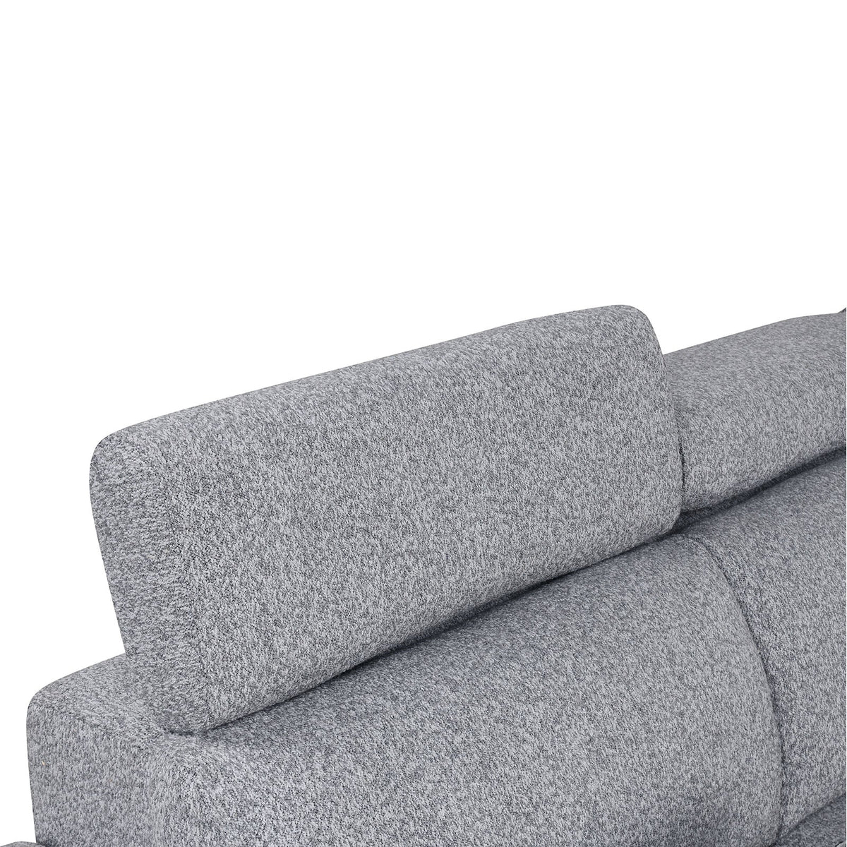 Chatteris Gray Fabric Right Chaise Sleeper Sectional