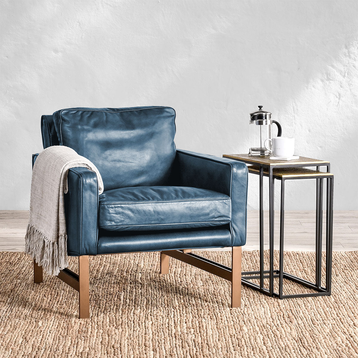 Chazzie Blue Club Chair by Classic Home at Eve Furniture