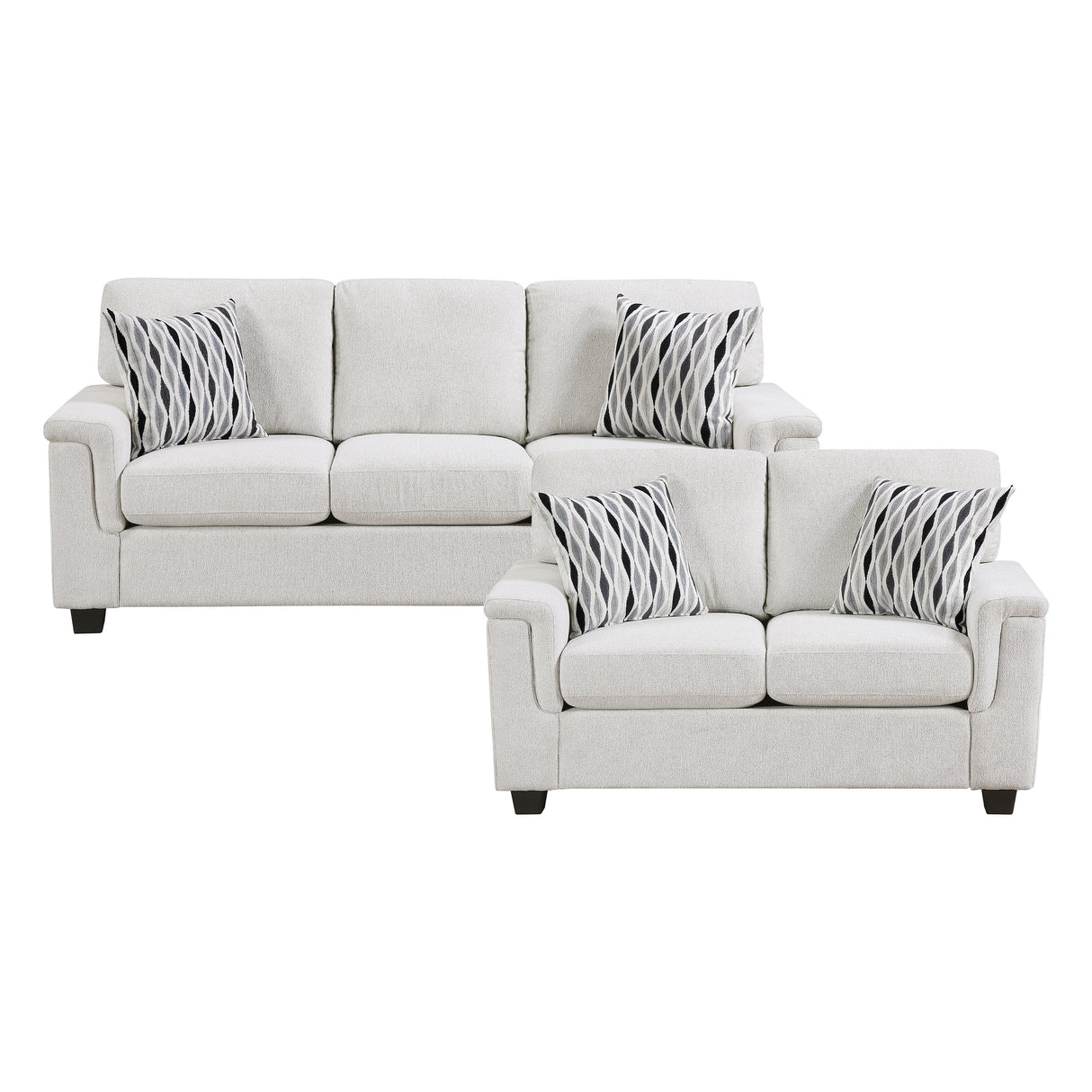 Chelsea Beige 2-Piece Living Room Set by Homelegance at Eve Furniture
