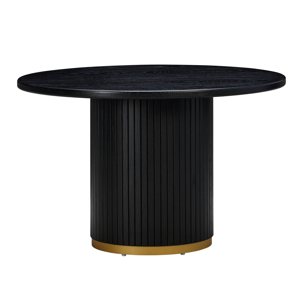 Chelsea Oak Wood 47" Round Dining Table by TOV Furniture at Eve Furniture