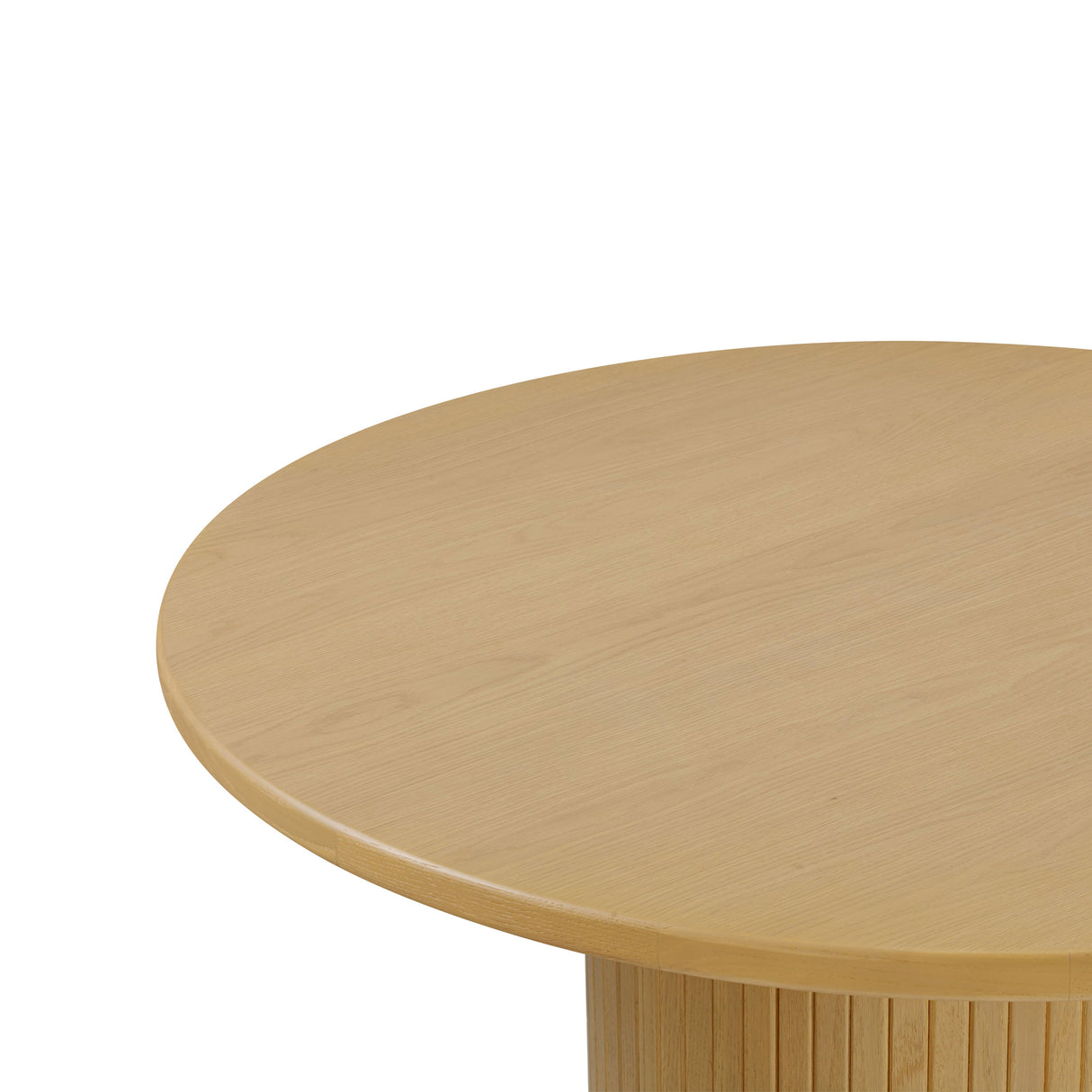 Chelsea Oak Wood 47" Round Dining Table by TOV Furniture at Eve Furniture