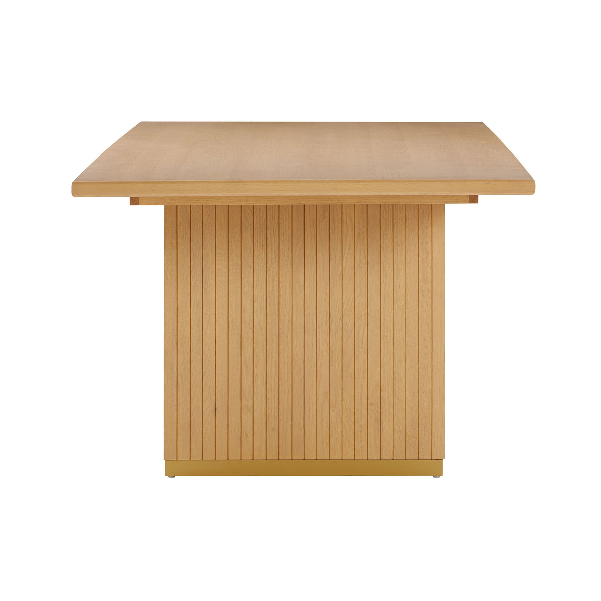 Chelsea Oak Wood 96" Rectangular Dining Table by TOV Furniture at Eve Furniture