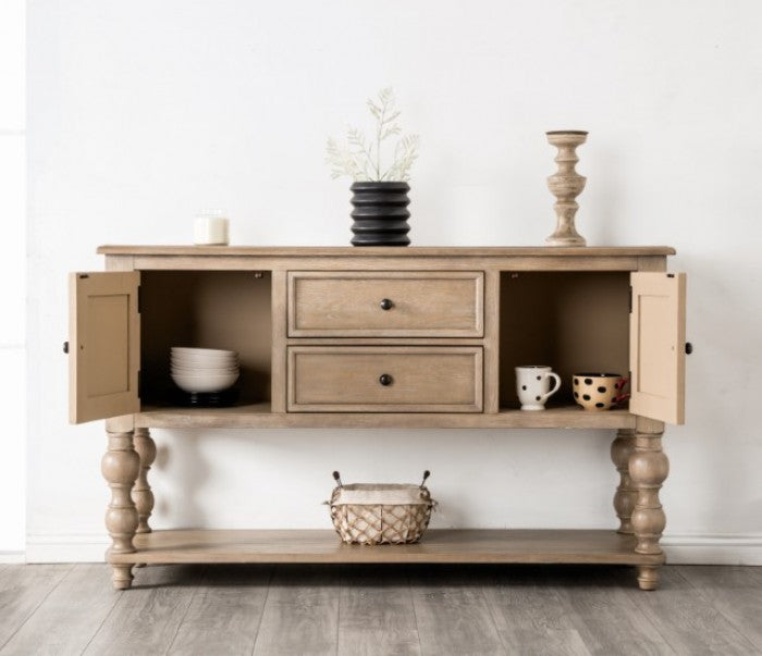 Chesapeake Light White Wash Server by Furniture of America at Eve Furniture