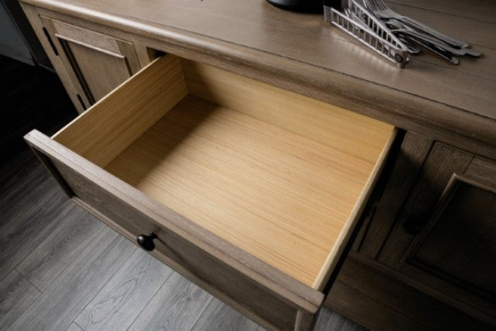 Chesapeake Light White Wash Server by Furniture of America at Eve Furniture