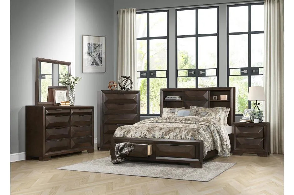 Chesky Warm Espresso Dresser by Homelegance at Eve Furniture