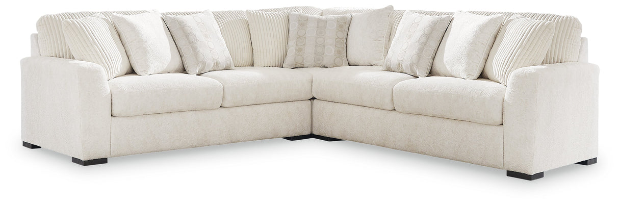 Chessington Ivory 3-Piece Sectional by Ashley at Eve Furniture
