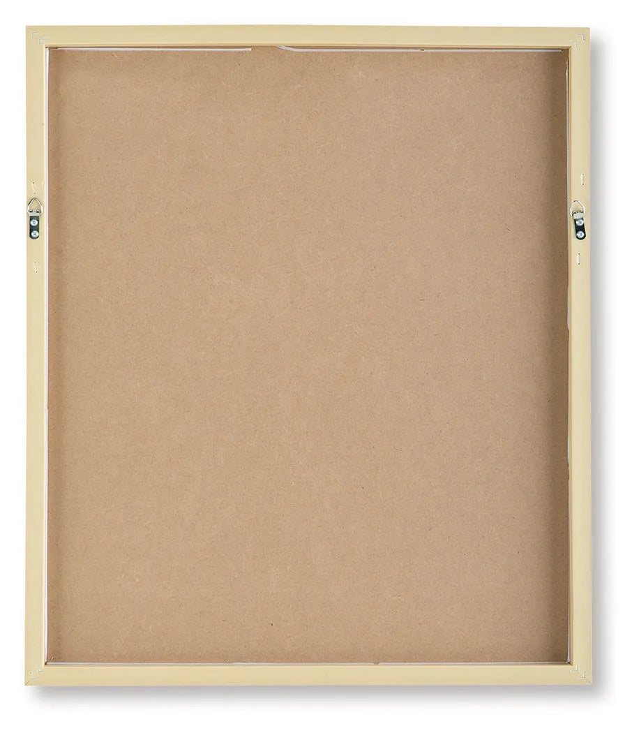 Chettings Beige/Gray/Blush Wall Art (Set of 4) by Ashley at Eve Furniture