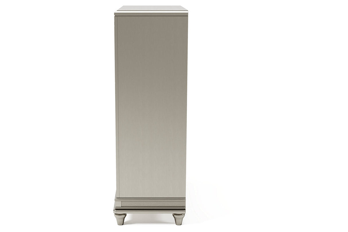 Chevanna Platinum Chest of Drawers by Ashley at Eve Furniture