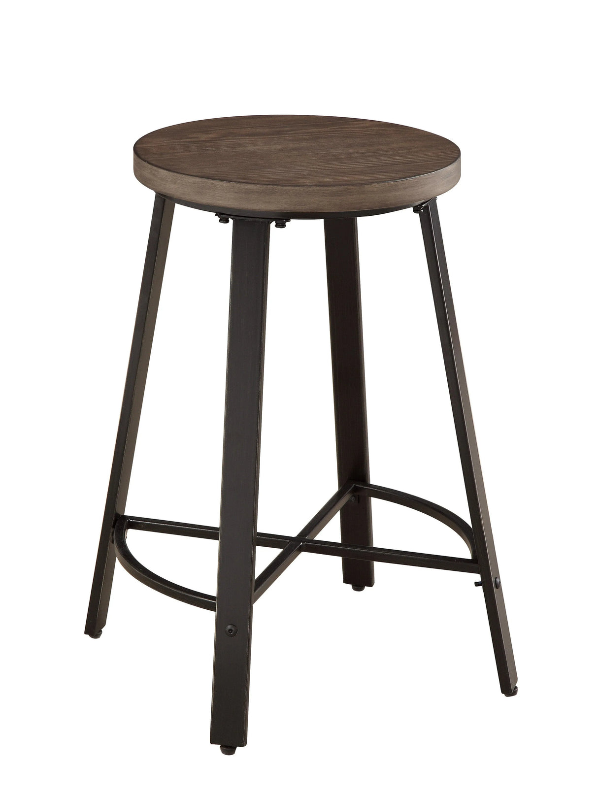 Chevre Brown/Gray Counter Chair, Set of 2 by Homelegance at Eve Furniture