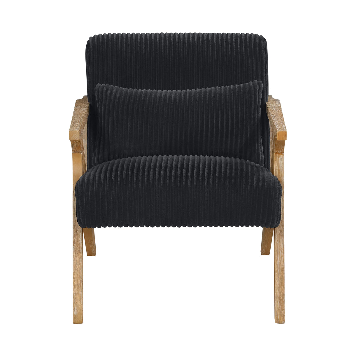 Chevron Black Accent Chair by Homelegance at Eve Furniture
