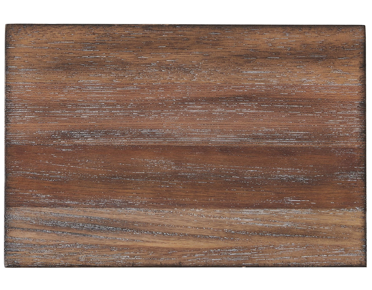 Chevron Cinnamon 36-inch Round Cocktail Table by Steve Silver at Eve Furniture
