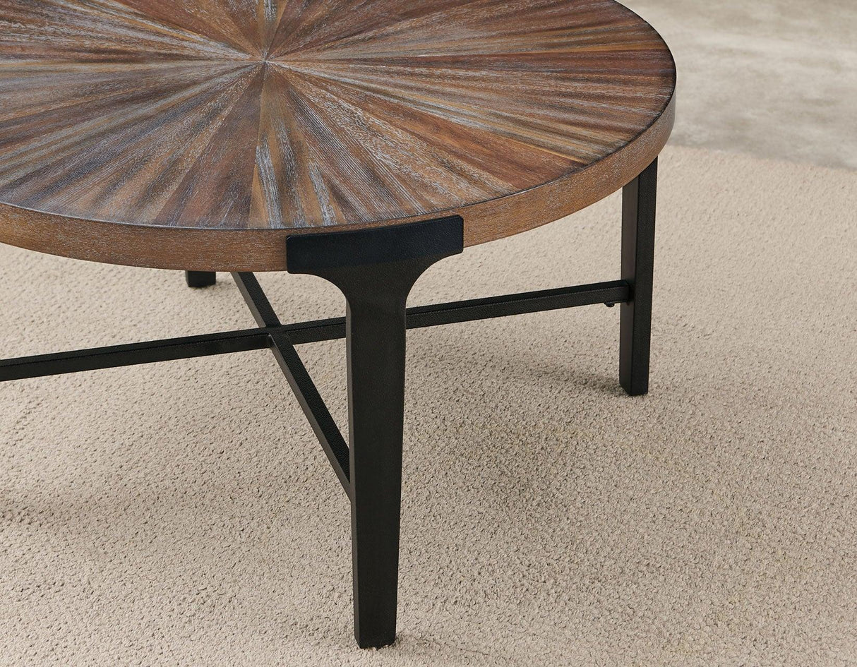 Chevron 3-Piece Table Set by Steve Silver at Eve Furniture