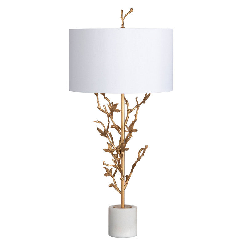 Chianti Gold/White Table Lamp by Crestview at Eve Furniture