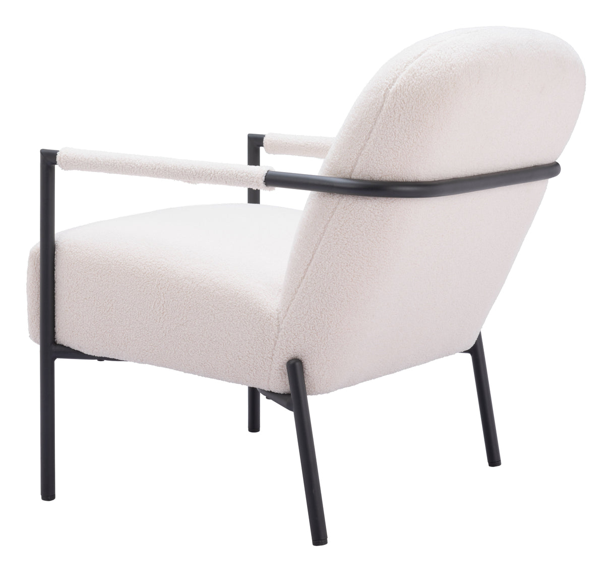 Chicago Ivory Accent Chair by Zuomod at Eve Furniture