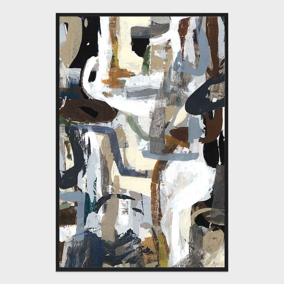 Chicago Multicolor Painting Art by Buddy Whitlock by Classic Home at Eve Furniture