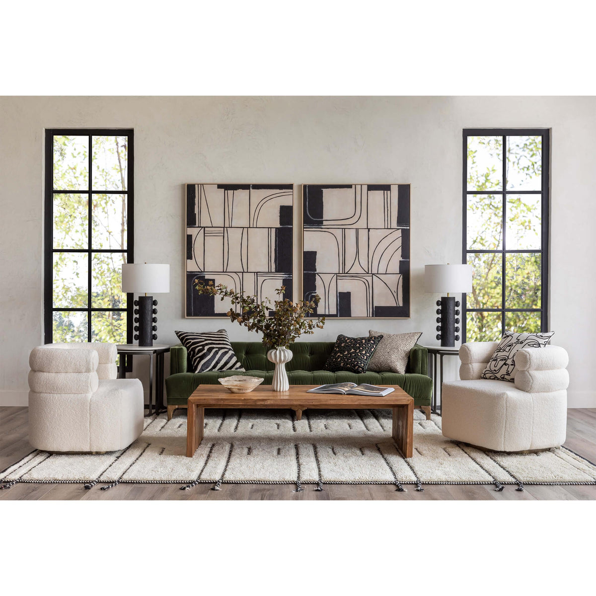 Chilton Coffee Table by Dovetail at Eve Furniture