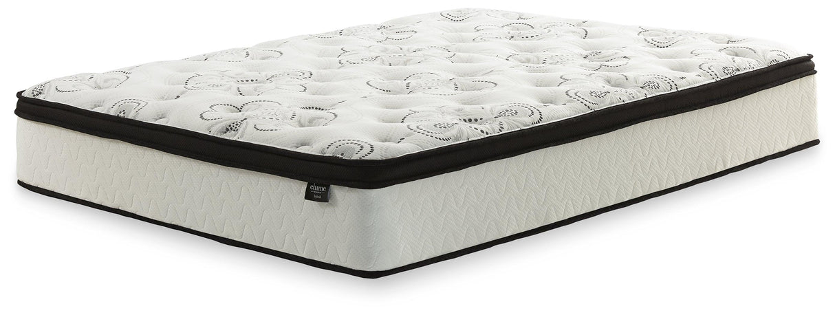 Chime 12 Inch Hybrid White California King Mattress in a Box by Ashley at Eve Furniture