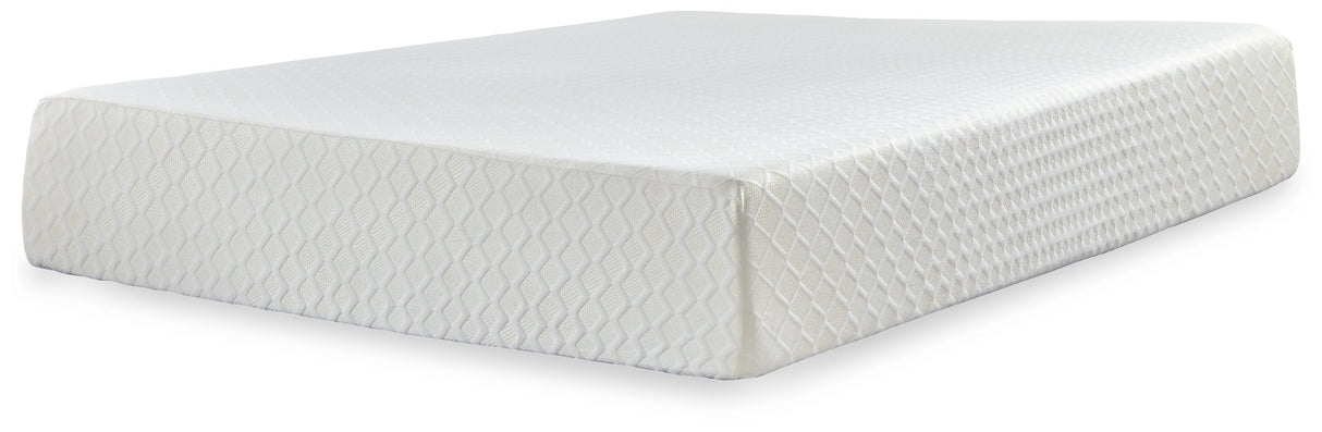 Chime 12 Inch Memory Foam White California King Mattress in a Box by ASHLEY FURNITURE at Eve Furniture