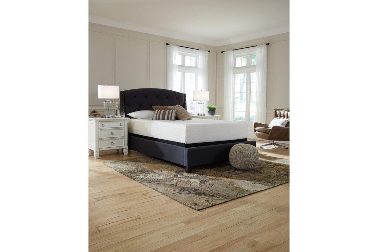 Chime 12 Inch Memory Foam White Queen Mattress in a Box by Ashley at Eve Furniture