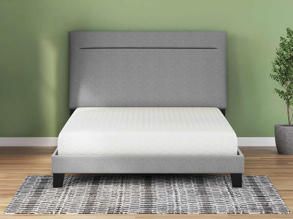 Chime 8 Inch Memory Foam White Full Mattress in a Box by Ashley at Eve Furniture