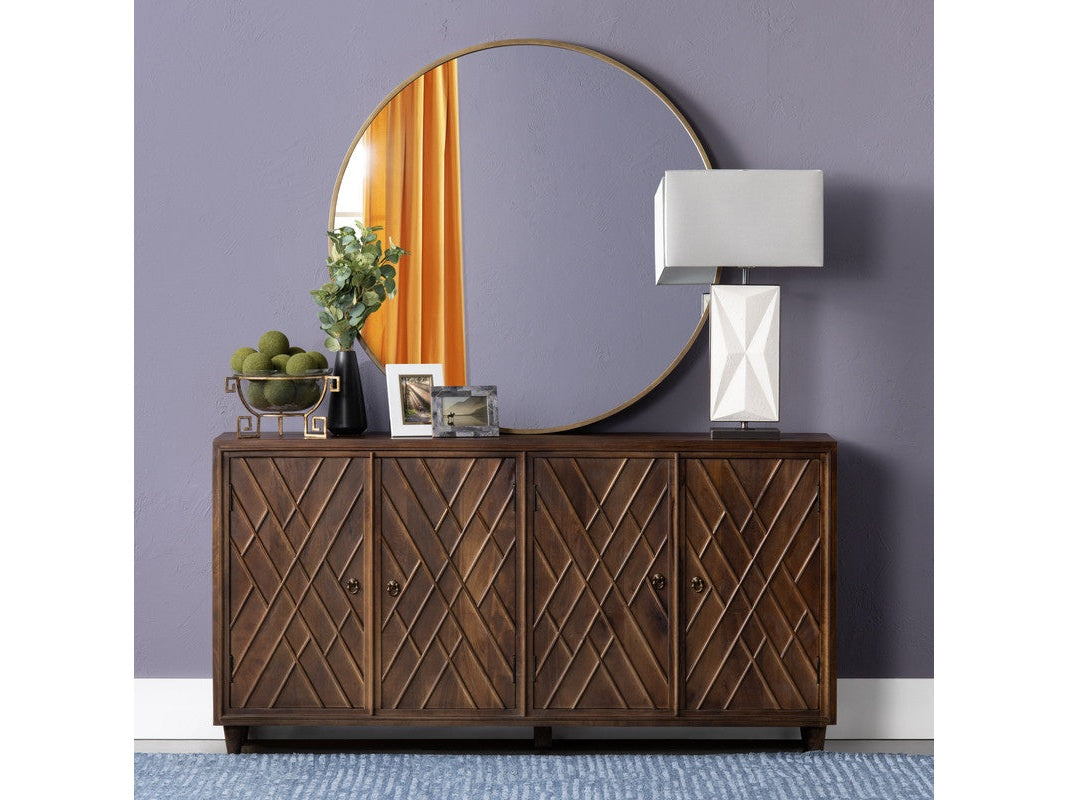 Chippendale Brown Sideboard by Crestview at Eve Furniture