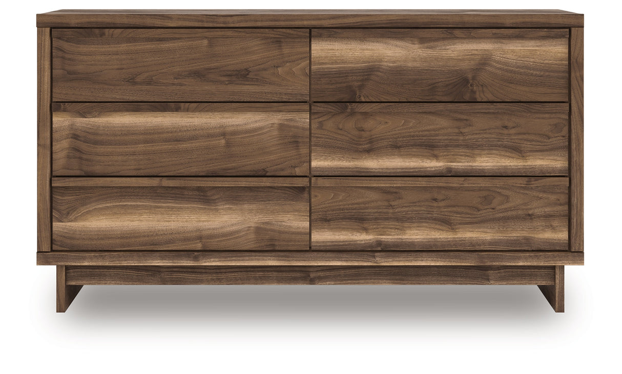 Chirason Brown Dresser by Ashley at Eve Furniture