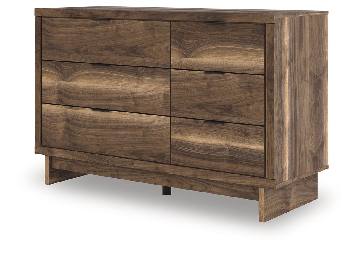 Chirason Brown Dresser by Ashley at Eve Furniture
